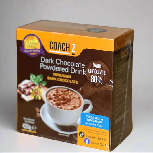 80% Dark Chocolate Drink by Coach Zack